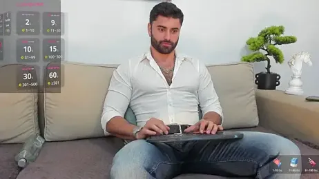 RawAdam webcam model stream image