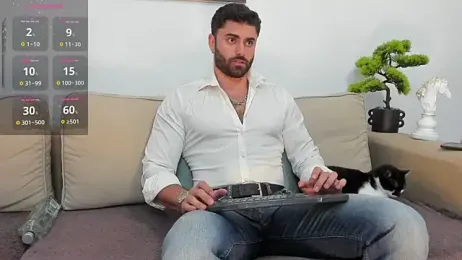 RawAdam webcam model stream image