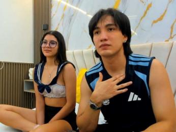 sweetauracouple webcam model stream image