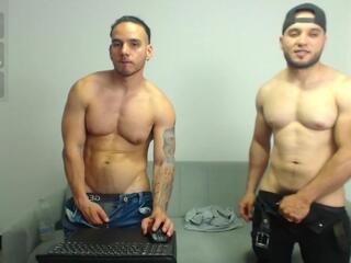 Aron & Jhustin webcam model stream image