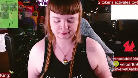 VelvetDiablo webcam model stream image