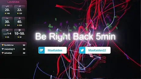 MaxKaiden webcam model stream image