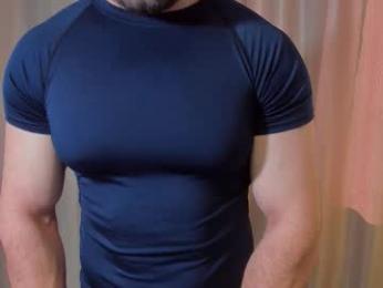 adam_muscle_ webcam model stream image